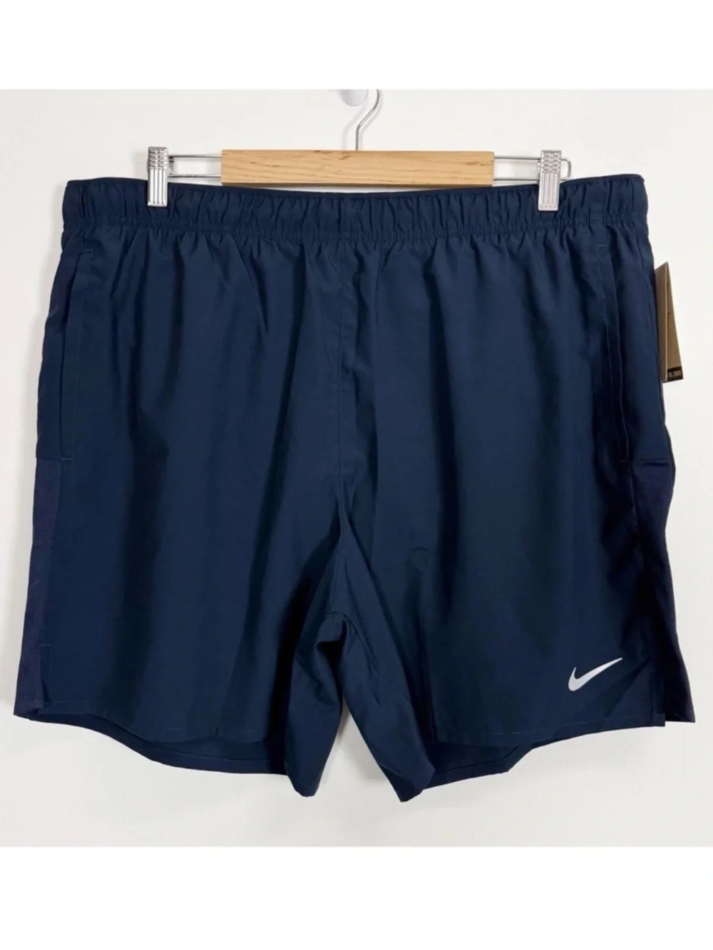 Nike Challenger Brief-Lined Running Shorts Mens XXL Navy Blue Dri-Fit DV9359 NWT